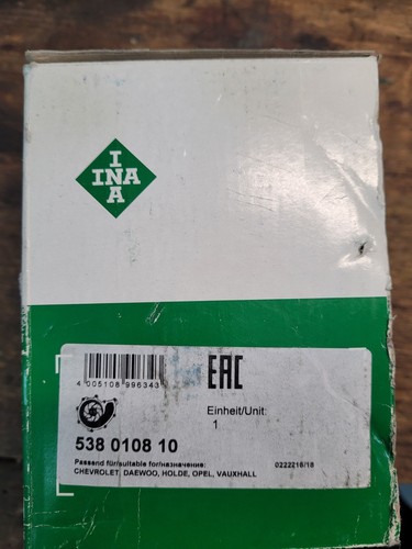 Ina 538010810 wasserpumpe - ina, opel